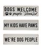 Picture of We're Dog People Thin Mini Block, 3/Set