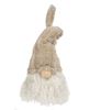 Picture of Bottle Topper Plush Beige Gnome with Ribbed Hat