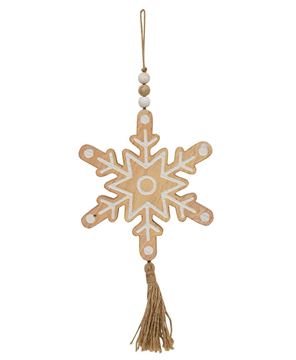 Picture of Cutout Snowflake Wood Hanger