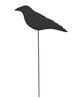 Picture of Wooden Crow Accent/Planter Stake, 4"