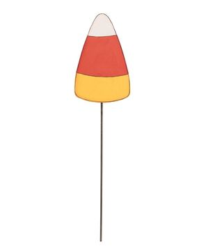 Picture of Candy Corn Planter Stake Topper, 10.75"H