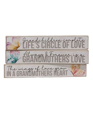 Picture of Grandmother Butterfly Mini Stick, 3/Set
