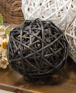 Picture of Farmhouse Colors Willow Ball, Black, 8.5"