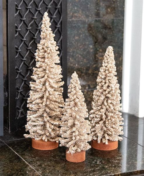 Picture of Champagne Gleam Bristle Tree, 13"