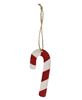 Picture of Glittered Wooden Candy Cane Ornament, 4"