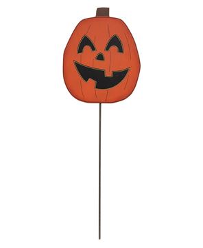 Picture of Jack O'Lantern Planter Stake Topper, 12"H