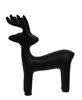 Picture of Black Cast Iron Standing Reindeer Figurine, Small