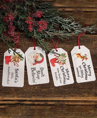 Picture of Merry Christmas Ya Filthy Animal Gift Tags, 4/Set