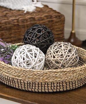 Picture of 6" Farmhouse Colors Willow Ball, 3/Set