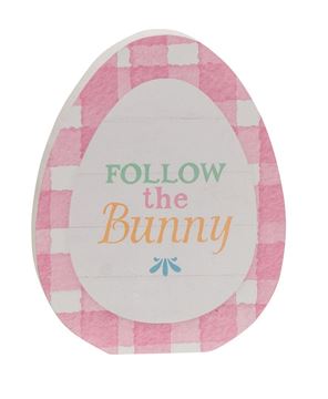 Picture of Follow the Bunny Wooden Egg Sitter, 3/Set