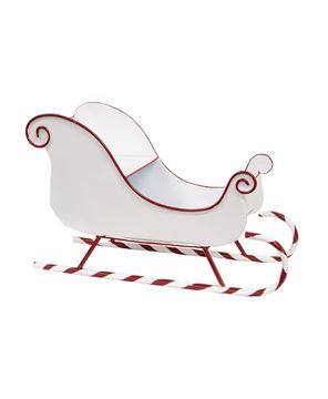 Picture of Candy Cane Metal Sleigh