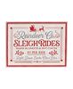 Picture of Reindeer Co. Sleigh Rides Metal Sign