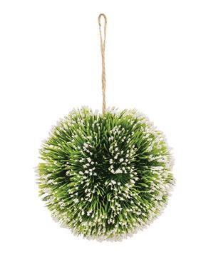 Picture of Snowy Pine Kissing Ball Ornament, 4.5"