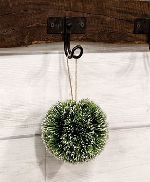 Picture of Snowy Pine Kissing Ball Ornament, 4.5"