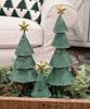 Picture of Distressed Textured Metal Christmas Tree, 7.25"