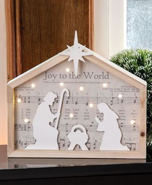 Picture of Joy to the World LED Nativity Frame