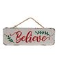 Picture of Distressed Metal "Believe" Street Sign Hanger