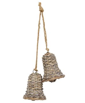 Picture of Gray Willow Bells Pair Ornament