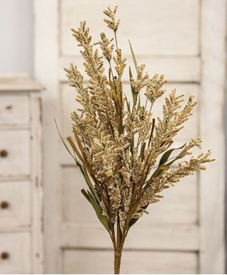 Picture of Fall Grass & Heather Bush, 24", Cream