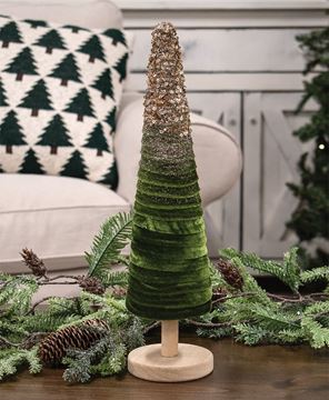 Picture of Sparkle Velvet Christmas Tree, 16"H