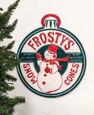 Picture of Frosty's Snow Cones Metal Sign