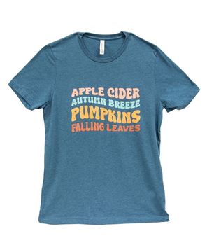 Picture of Apple Cider Autumn Breeze T-Shirt, XXL - Heather Deep Teal