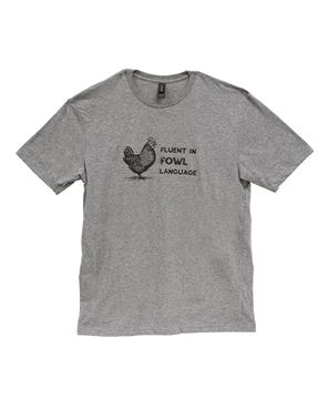 Picture of Fluent In Fowl Language T-Shirt - Heather Graphite