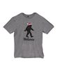 Picture of Believe Santa Bigfoot T-Shirt - Heather Graphite