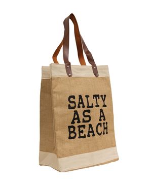 Picture of Salty As A Beach Jute Tote