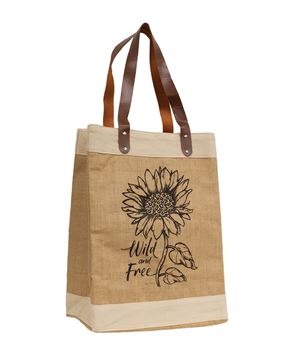 Picture of Wild and Free Jute Tote