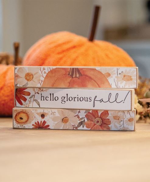 Picture of Hello Glorious Fall Mini Stick, 3/Set