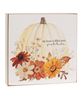 Picture of Heart Is Filled Pumpkin Floral Box Sign