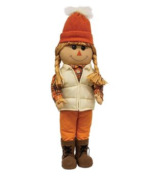 Picture of Cozy Standing Raggedy Scarecrow Girl