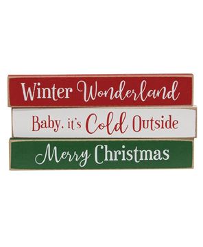 Picture of Baby It's Cold Outside Mini Stick, 3/Set