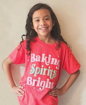 Picture of Baking Spirits Bright Youth T-Shirt - Red