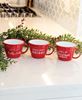 Picture of Full Of Christmas Spirits Red Enamel Mug