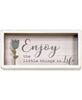 Picture of Enjoy Tulip Shadow Box Sign