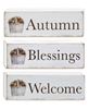 Picture of Welcome, Autumn, Blessings Block, 3/Set