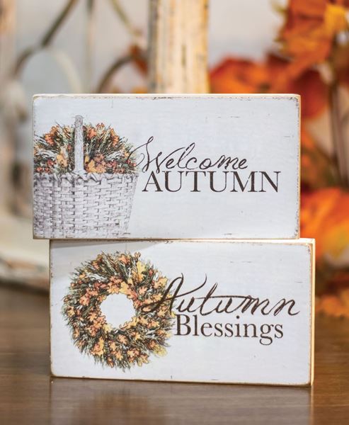 Picture of Welcome Autumn Block, 2/Set