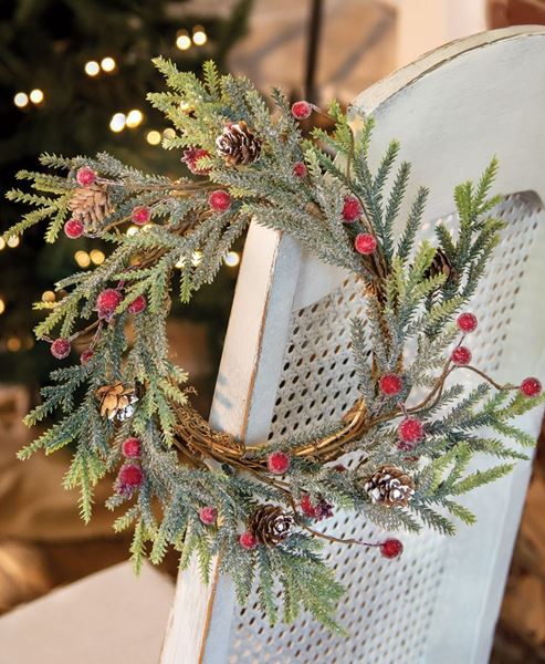 Picture of 12" Mountain Pine w/ Berries Wreath