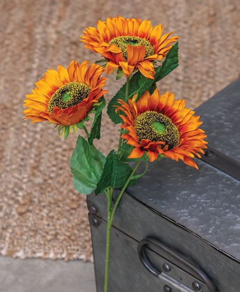 Picture of Burnt Orange Sunflower Spray