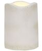 Picture of White Textured Timer Pillar, 3" x 4"