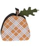 Picture of Orange Plaid Freestanding Pumpkins, 2/Set