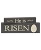 Picture of He Is Risen Stacking Blocks, Dark Gray, 2/Set