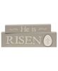 Picture of He Is Risen Stacking Blocks, Light Gray, 2/Set