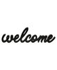 Picture of Hanging Black Script Welcome Sign