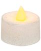 Picture of White Textured Timer Tealight