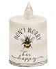 Picture of Don't Worry Bee Happy Timer Pillar