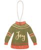 Picture of Christmas Sweater Wooden Ornaments, 3/Set