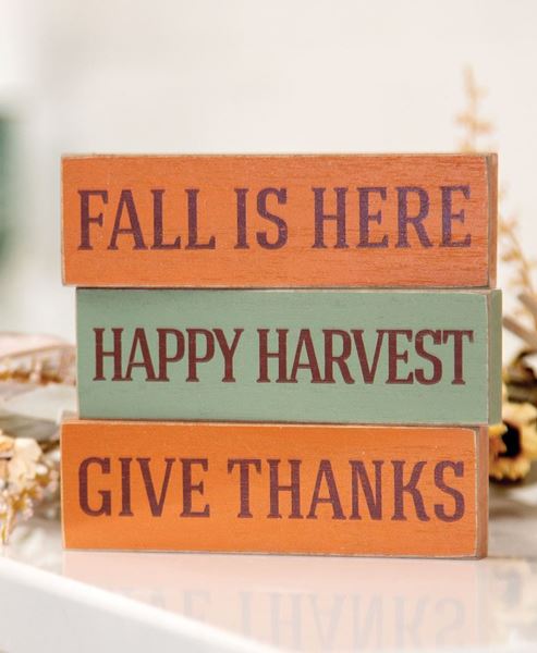 Picture of Happy Harvest Skinny Mini Block, 3/Set